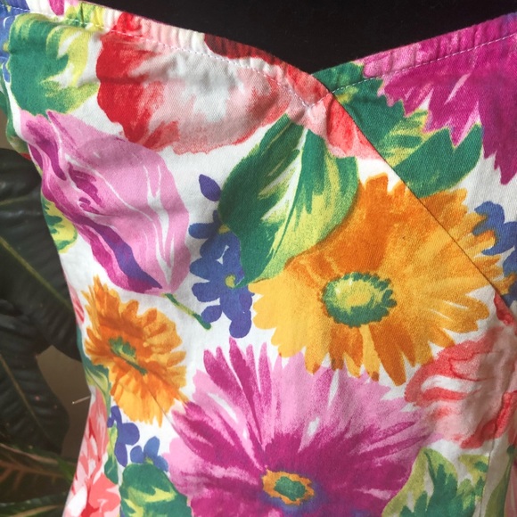 Dolce and Gabbana vintage floral strapless dress - Picture 7 of 11